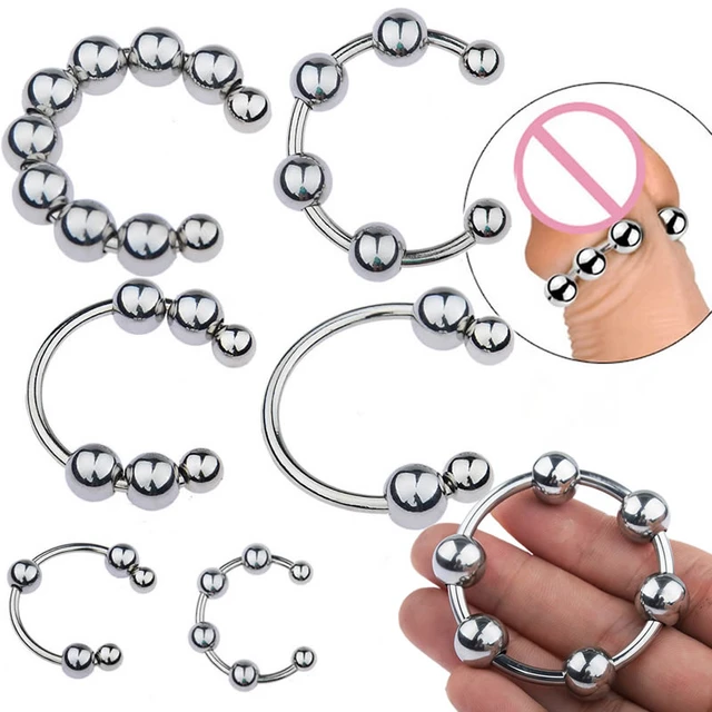 6 Sizes Metal Penis Ring Sex Toys For Men Male Delay Ejaculation Stainless  Steel Cock Ring With 6 Beads Glans Stimulator - Penis Rings - AliExpress