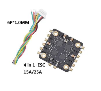 

EM15A 25A 4-in-1 ESC BLHELI_S 20 * 20MM DSHOT600 Brushless ESC 2-4S