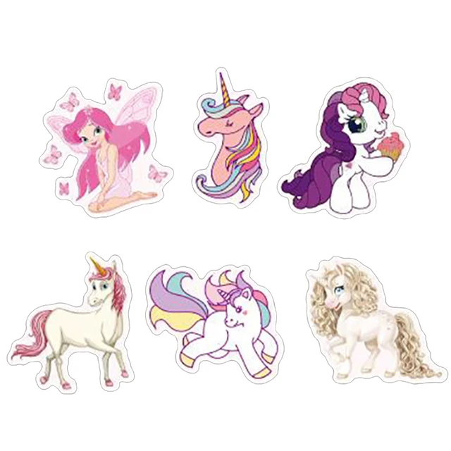 10/30/50PCS Cute Unicorn Waterproof Stickers Car Motorcycle Travel Luggage Phone Guitar Laptop Classic Toy Kid Cool Sticker Gift 6