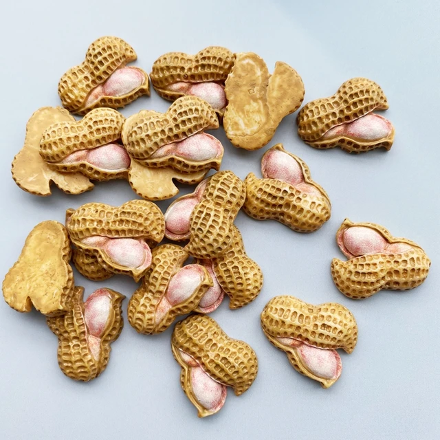 10/20 db Aranyos Mini Mesterséges Földimogyoró Lapos Hátsó Gyanta Kabochonok Scrapbooking Diy Ékszerek Kézműves Dekoráció Hozzáférés F67 - Image 5