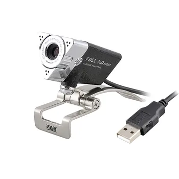 

Full HD 1080P Desktop Computer Live Camera With Noise Reduction Mic USB Video Notebook Webcam