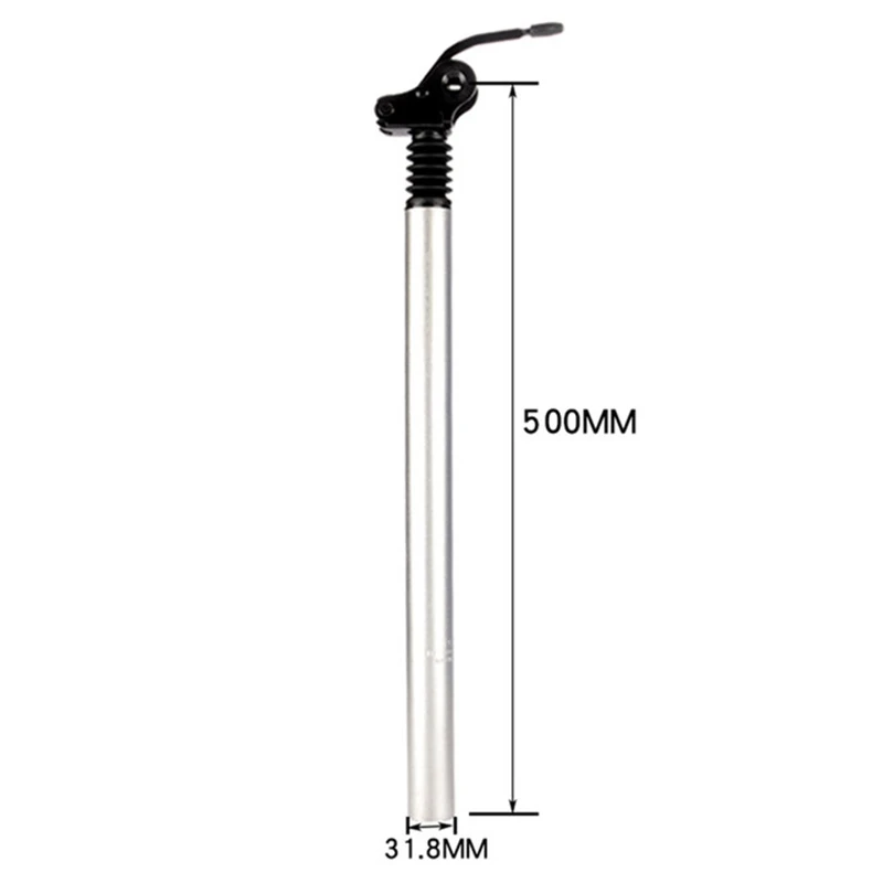 Подседельный штырь для велосипеда, Алюминиевый Регулируемый подседельный штырь 31,8/33,9 мм, амортизатор для велосипедного сиденья