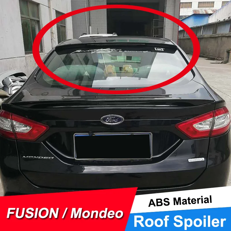 JNCFORURC спойлер на крышу заднего окна для Ford Mondeo Fusion 2013 14 15 16 17 ABS пластик задний