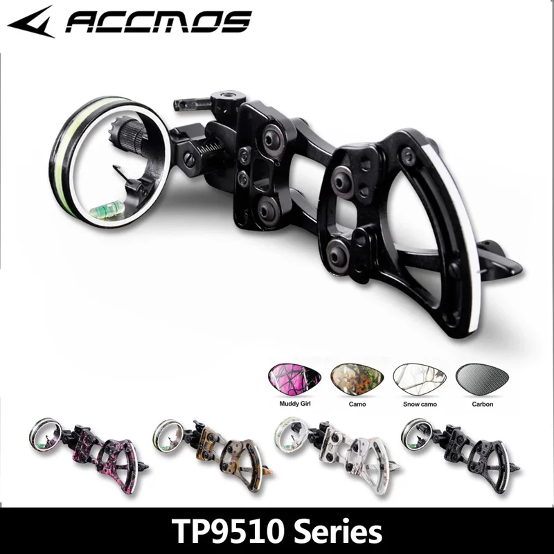 Archery 1 Pin Compound Bow Sight Micro adjust Arrows for bow TP9510