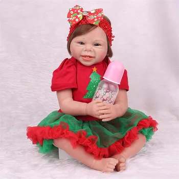 

Christmas Reborn Babies Popular Realistic Reborn Baby Doll Newborn Baby Dolls Cute Reborn Toddlers For Infant Birthday Gifts