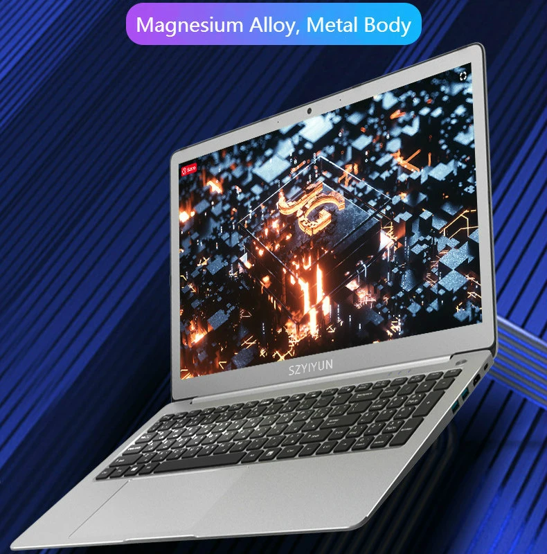 price cut  15.6 Inch i7-6500U 2G Video Card Gaming Laptop Russian Laser Backlit Keyboard Netbook 16G RAM Intel
