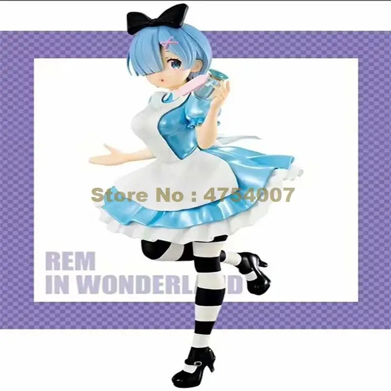 Экшн фигурки из аниме re: life in a другой мир коллекция милых кукол rem ram 21 см