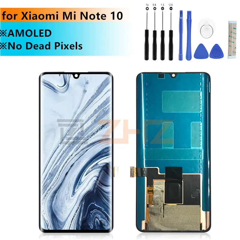 

For Xiaomi Mi Note 10 lcd display Touch Screen Digitizer Assembly lcd digitizer for mi Note 10 display replacement repair parts