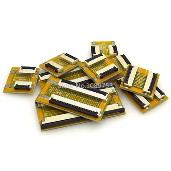 

1PCS FPC FFC Flexible Flat Cable Extension Board With Connector 1.0 mm Pitch 6 8 10 12 14 20 30 40 50 PIN Connectors