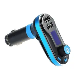 Беспроводной FM передатчик 2-Порты и разъёмы USB MP3 Bluetooth Автомобильный Зарядное устройство прикуриватель