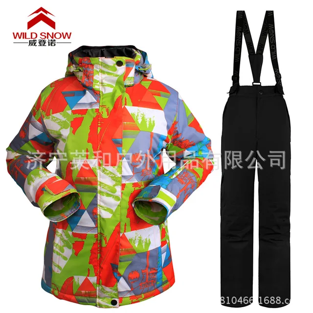 Professional Outdoor Winter Sports Ski Suit WOMEN'S Set Strength Businesses Wholesale