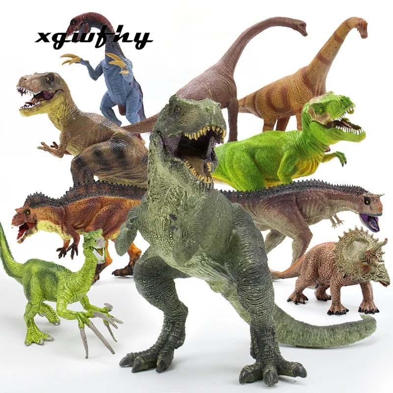 

Hot Premium Quality Jurassic Tyrannosaurus Dragon Dinosaur Collection Soft Action&Toy Figures Toys Animal Collection Model JM179