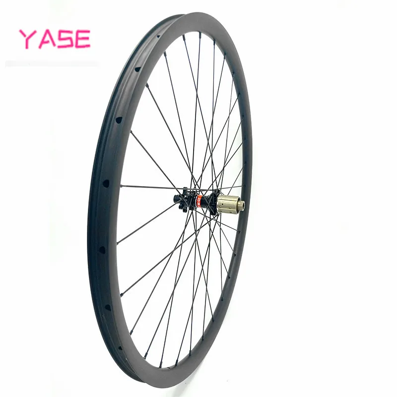 Сверхлегкие карбоновые колеса для горного велосипеда 29er mtb wheelset 27x25 мм бескамерные велосипедные дисковые колеса D411SB 412SB ruedas carbono mtb 29er