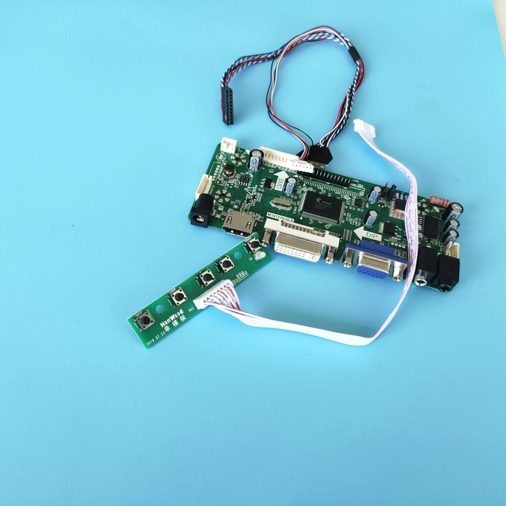 

Дисплей HSD160PHW1-B00 дюйма, панель 1366*768, 16-дюймовый экран монитора, светодиодная плата контроллера, комплект M.NT68676, VGA, сделай сам, DVI, 40-контактный, HDMI