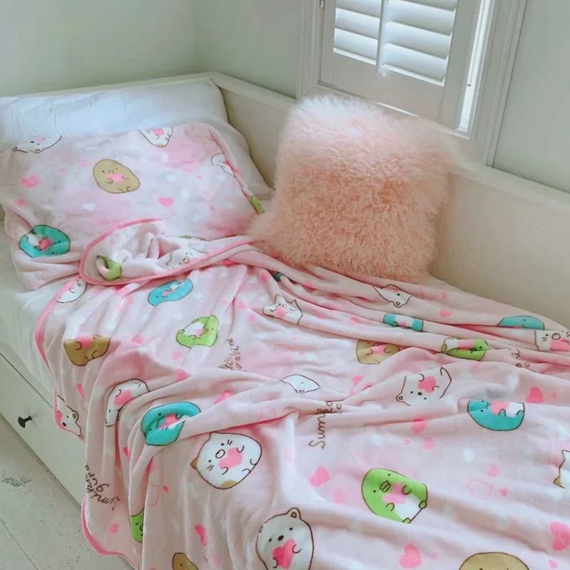 

Hot Selling Corner Biological Airable Blanket Plush Toy Doll-Processing Customizable Logo Recruit Agents