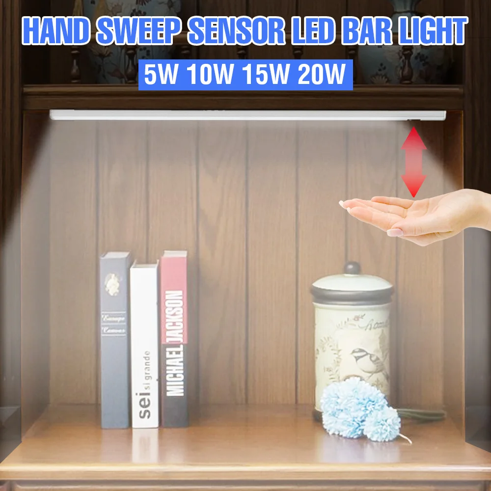 10PCS LED Sensor Hinge Light Lamp for Kitchen Cabinet Closet Wardrobe White X7E5 