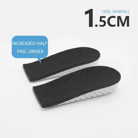 Lifts Shoe Pads Insoles 1Pair Of Height Increase Insole Heel Pad Lifting Inserts Memory Foam 1.5/2.5/3.5/4.5Cm Unisex