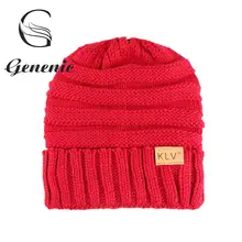 1 шт., модная женская и детская мягкая эластичная шерстяная шапка, шапка для родителей и детей, вязаная шапка с отверстием для хвоста, теплая шапочка, вязаные шапочки, уличная зимняя шапка