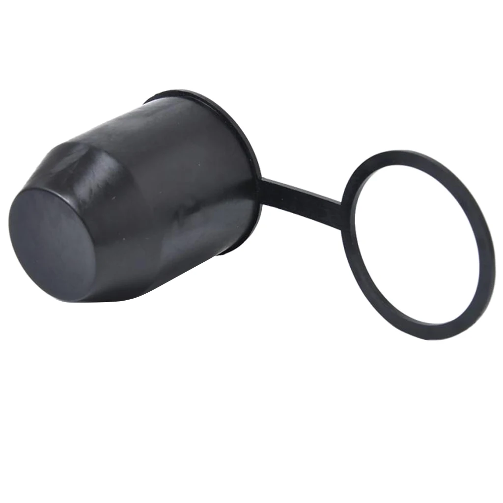 50mm Car Towbar Towball  Cap Towing Protective Cover Simple Push-on