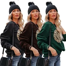 

Winter Clothes Women 2021 Smiling Face Thermal Insulation Round Neck Pullover Long Sleeve Tops Crewneck Sweatshirt