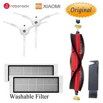 

Original Roborock Part of Detachable Main Brush, Washable Filter ,Side Brush for XIAOMI Mijia 1/1S Roborock S50 S55 S6 E20 E35