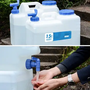 

15L PC Camping Water Storage Jug Car Portable Bucket Outdoor Camping Self - Driving Water Storage Bucket High capacity