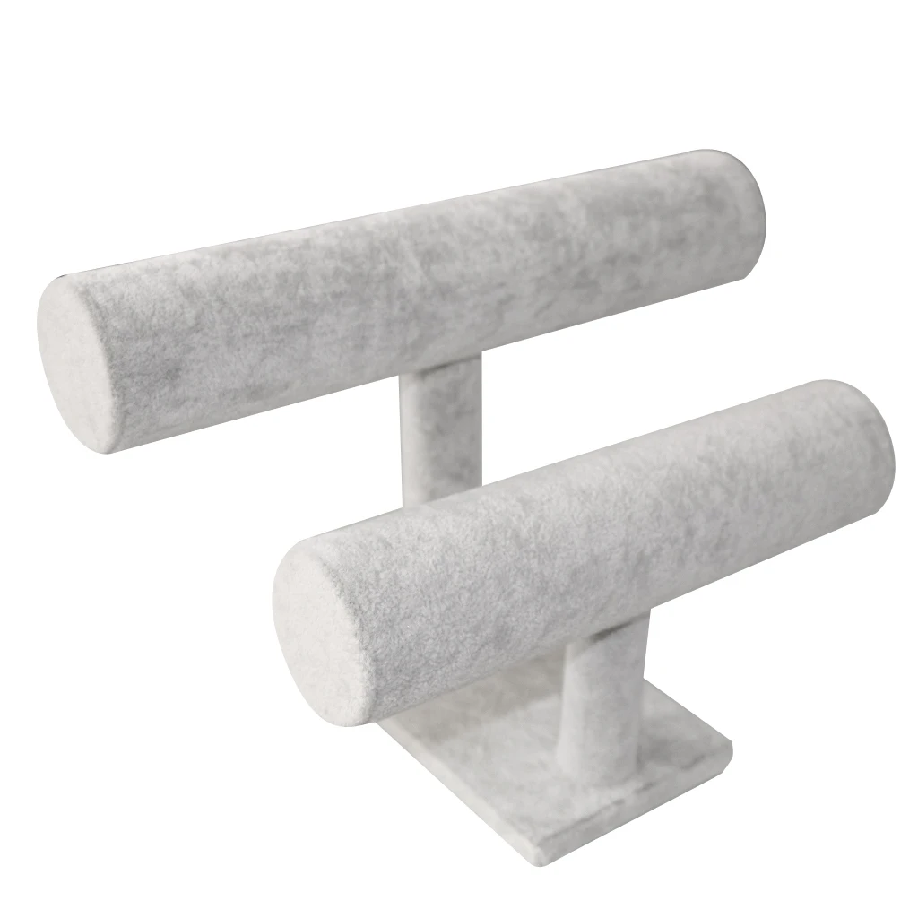 Multi-Tier Jewelry Bracelet Necklace Watch Display Stand/Holder/Shelf T-bar Exquisite Appearance Jewelry Packaging