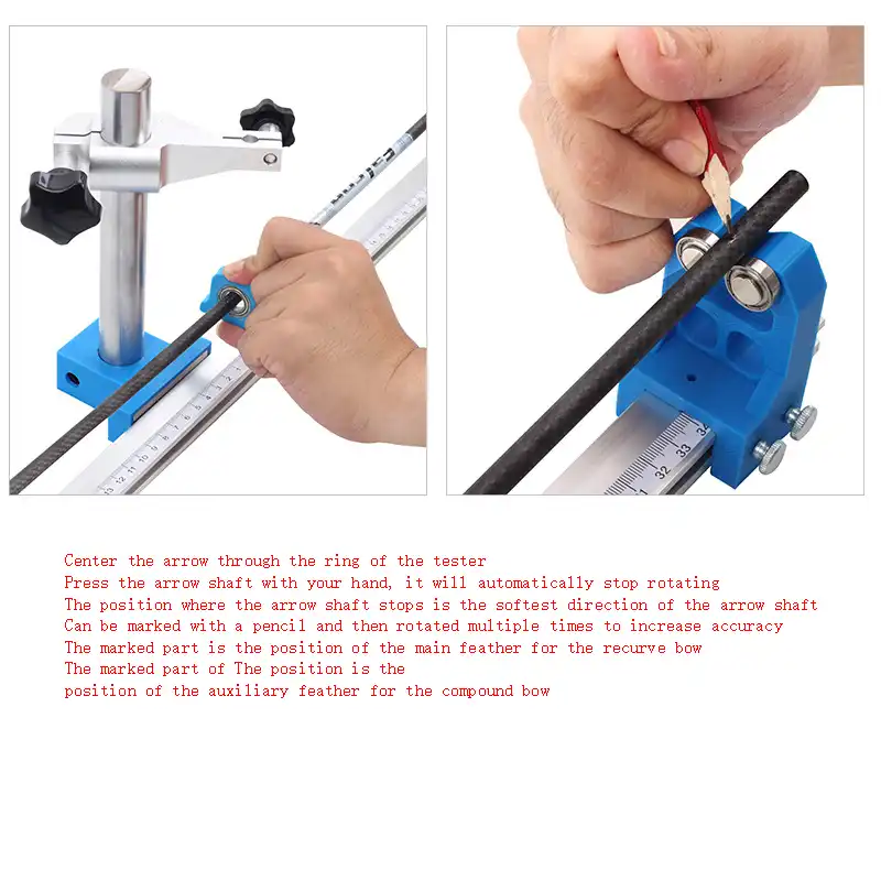 Arrow Inspector Straightness Inspector Bow Center Balance Detection Bracket Tool