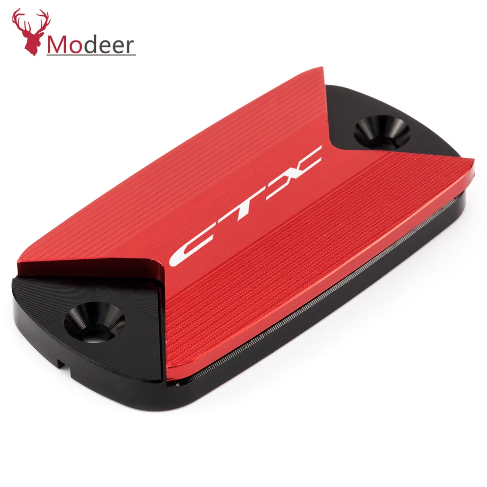 For Honda CTX 700 700N 1300 CXT700 CTX1300 2014 2015 2016 Logo (CTX) CNC Motorcycle Front Brake Fluid Reservoir Cap Cover (4)