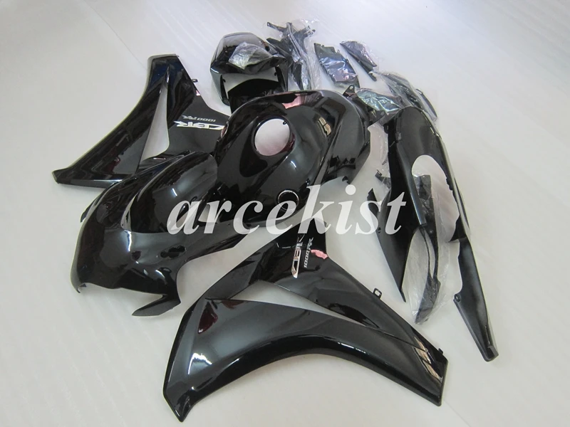 ABS инжектор мотоцикл обтекатели комплект Подходит для Honda CBR1000RR CBR1000 2008 2009 2010 2011 08 09 10 11 Кузов Набор черный