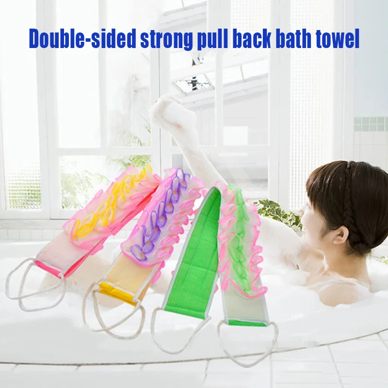 Двухсторонние сильные оттяните назад Бомбочки для ванны полотенце утолщение прямоугольное двойное использование полотенце QRD88
