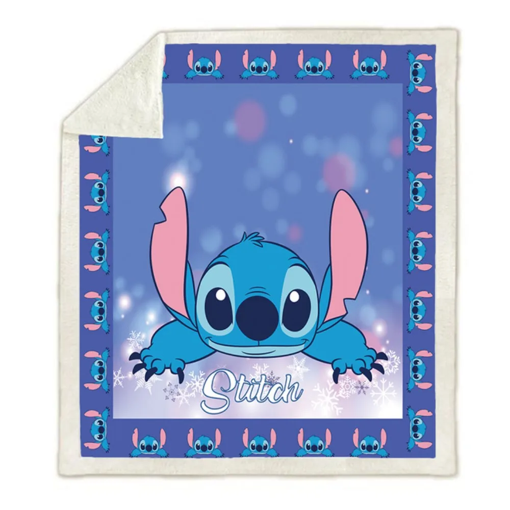 Bfrdollf Lilo und Stitch Manta de franela para niños y adultos, manta de  sofá, manta de forro polar con impresión 3D, manta de forro polar (130 x  150