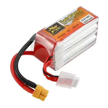 

ZOP Power RC Lipo Battery 7.4V 6000mAh 45C Rechargeable Lipo Battery T Plug for RC Racing Drone Helicopter Car Boat