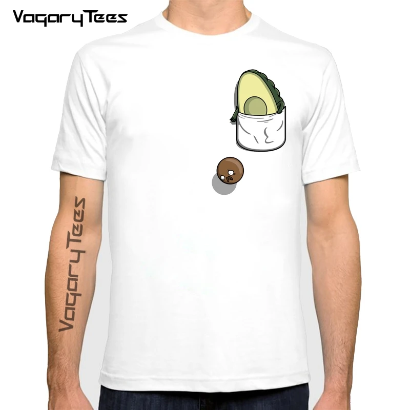 New Avocado Shirt Vegan T Shirt Men 