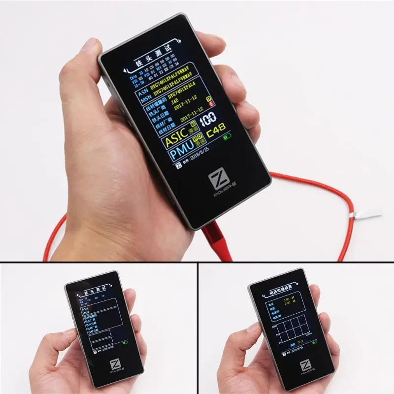 

Mini Portable Black Durable POWER-Z MFi Cable Tester MF001 Handheld Testing Device
