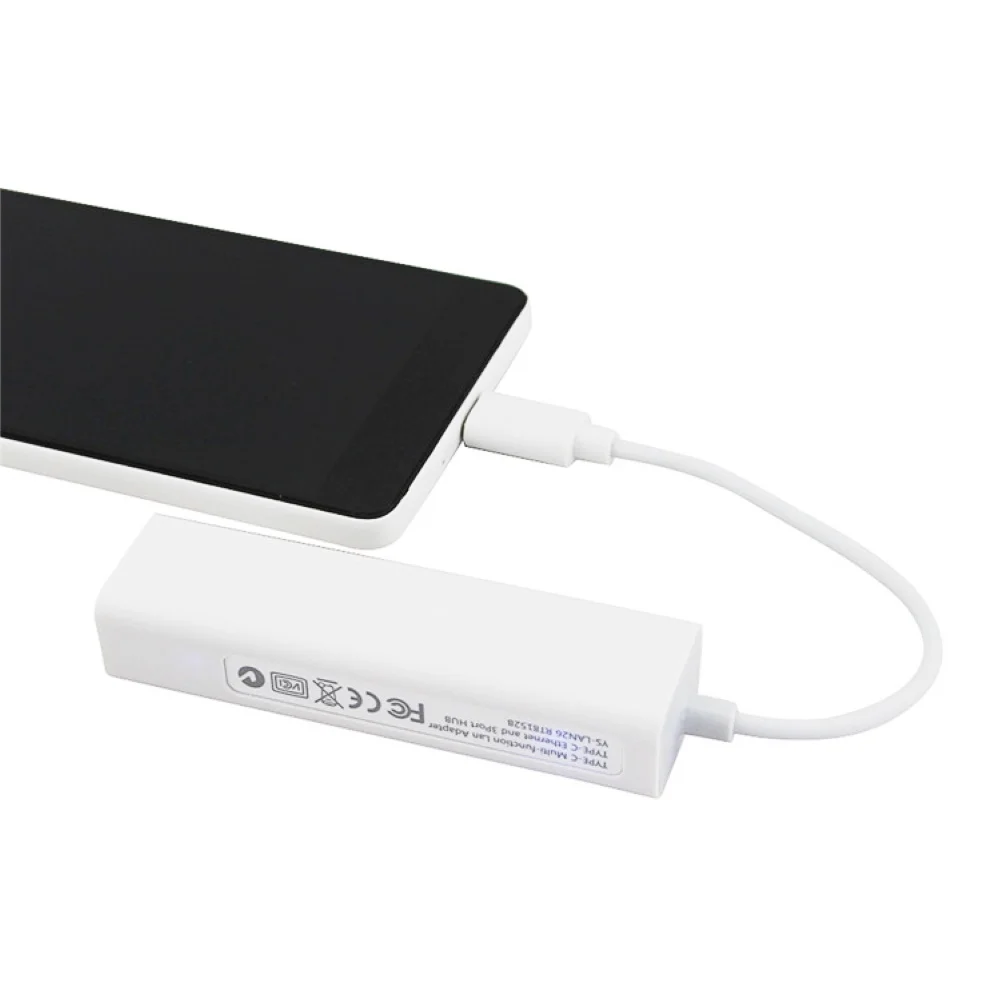 USB C концентратор USB 3,1 type C RJ45 Ethernet адаптер для компьютера MacbookAir type C для использования проводной Интернет-кабель Белый usb разветвитель