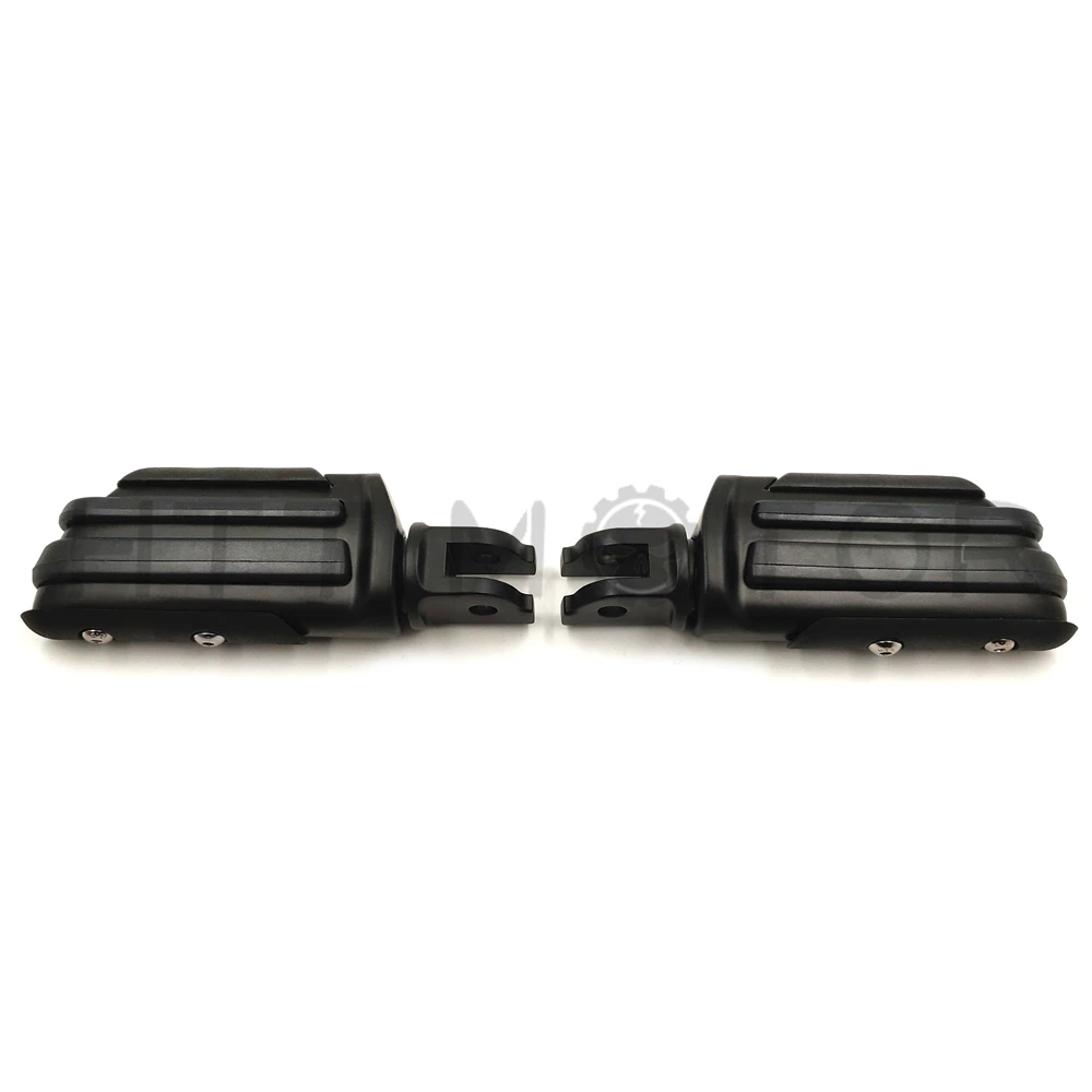 B00XIRWRSA SMT-1 1//4 Rubber Inlay Footpegs Compatible With Harley Bad Boy Fxstsb Fxs Dyna Fxdwg2 Fx Black Motorcycle