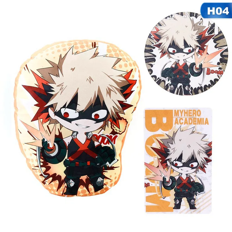 Аниме My Hero Academy плюшевые игрушки Boku Yoh Asakura Katsuki Bakugo Shoto Toooroki Подушка Плюшевые игрушки из мультфильмов подарок для девочек