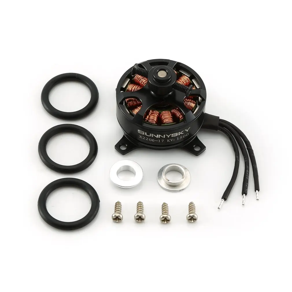 SUNNYSKY X2206 1500KV 1900KV бесщеточный двигатель с фиксированным крылом для многоосевой воздушной радиоуправляемой модели бесщеточного двигателя самолета