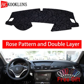 

Rose Pattern For BMW X1 2011 2012 2013 2014 2015 Dashboard Cover Car Stickers Car Decoration Car Accessories Interior Car Decals
