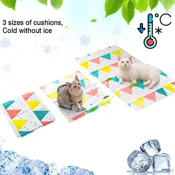 

Pet Summer Cooling Mat Automatic Ice Cooling Pad Foldable Portable Cooling Cushion Non-toxic Gel Anti-dermatological Mat
