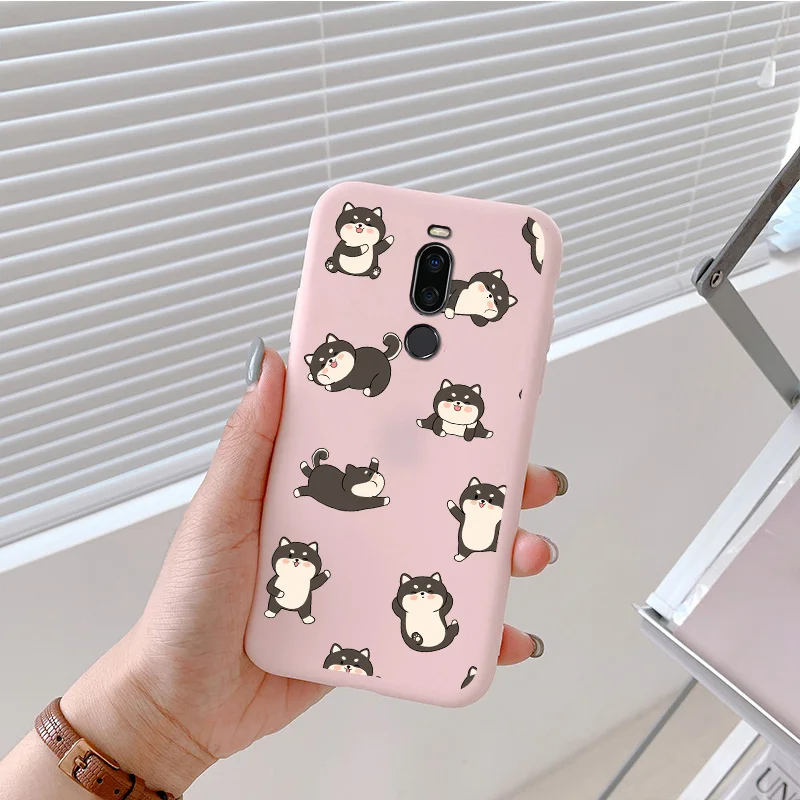 Cute Animal Pattern Phone Cover For Meizu X8 Case Cartoon Soft Silicone Painted Shell Shockproof Protection Bags 