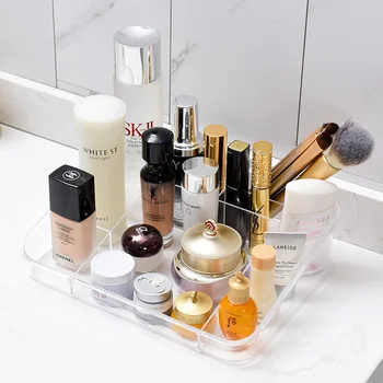 

Plastic Makeup Box Organizer Cosmetics For Organizer Jewelry Lipstick Storage Box Home Desktop Makeup Organizer WJ815