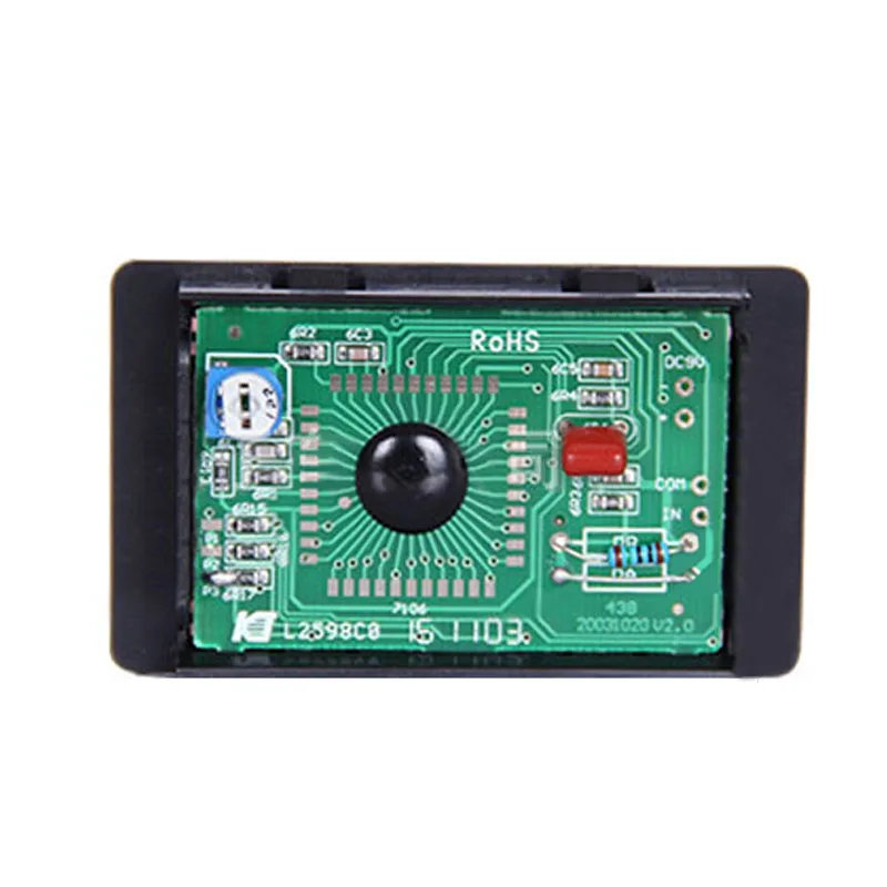 Цифровой панельный Мини цифровой вольтметр с защитой от обратной полярности