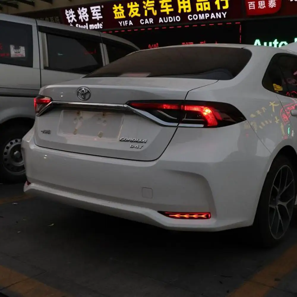 Для Защитные чехлы для сидений сшитые специально Toyota Corolla 2019 светодиодный задний