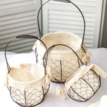 

Flower Straw woven basket flowerpot Living room Cane flower pot Hanging creative flower pot