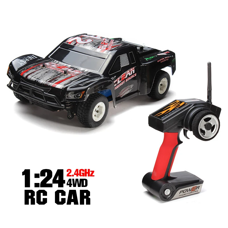 

Wltoys A232 RC Car 1:24 2.4Ghz 4WD Brushed Motor Radio Control Car RC Vehicle Off Road Crawler Short Course RTR Toys for Kids
