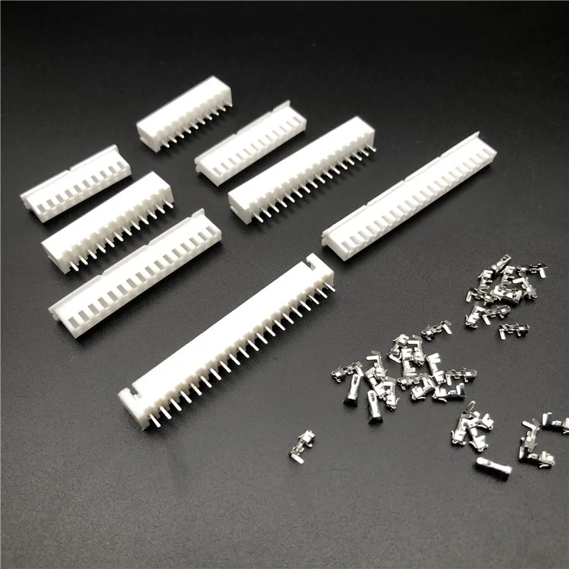 XH 2.54mm PH2.0 Straight Right angle 2/3/4/5/6/7/8/9/10/12/14/15/16/20 pin JST Connector XHP PHR 2.5 Male Female Terminal 20sets