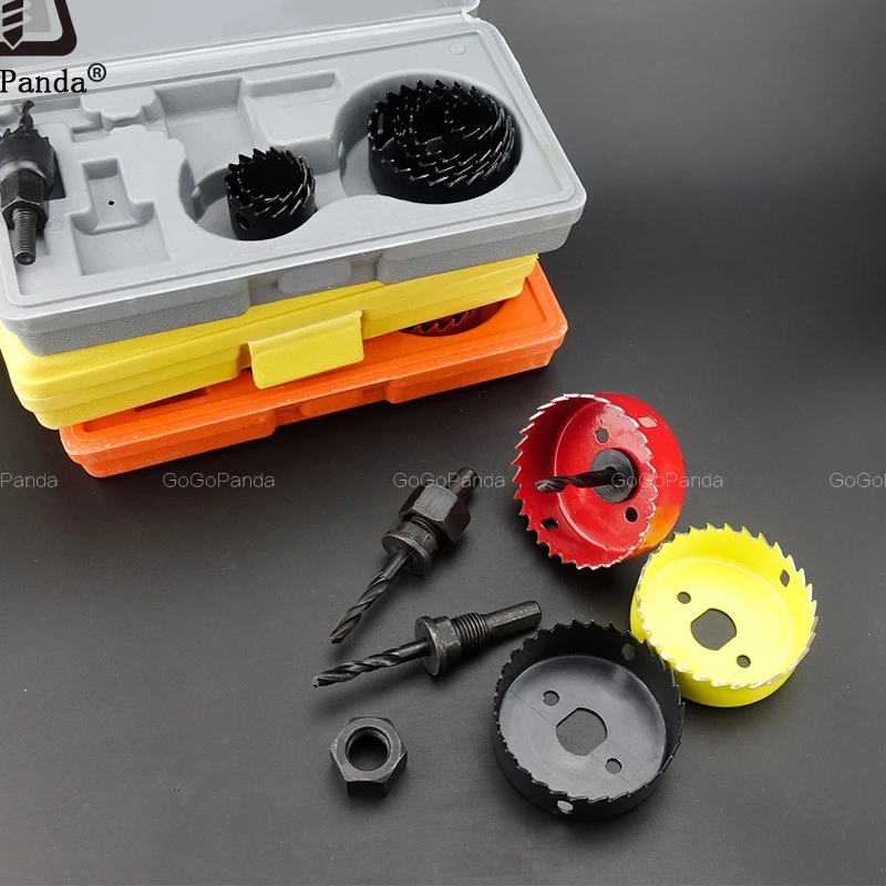Free Shipping Diy Wook Hole Saw Drill Bit Set For Pvc / Wood / Gypsum