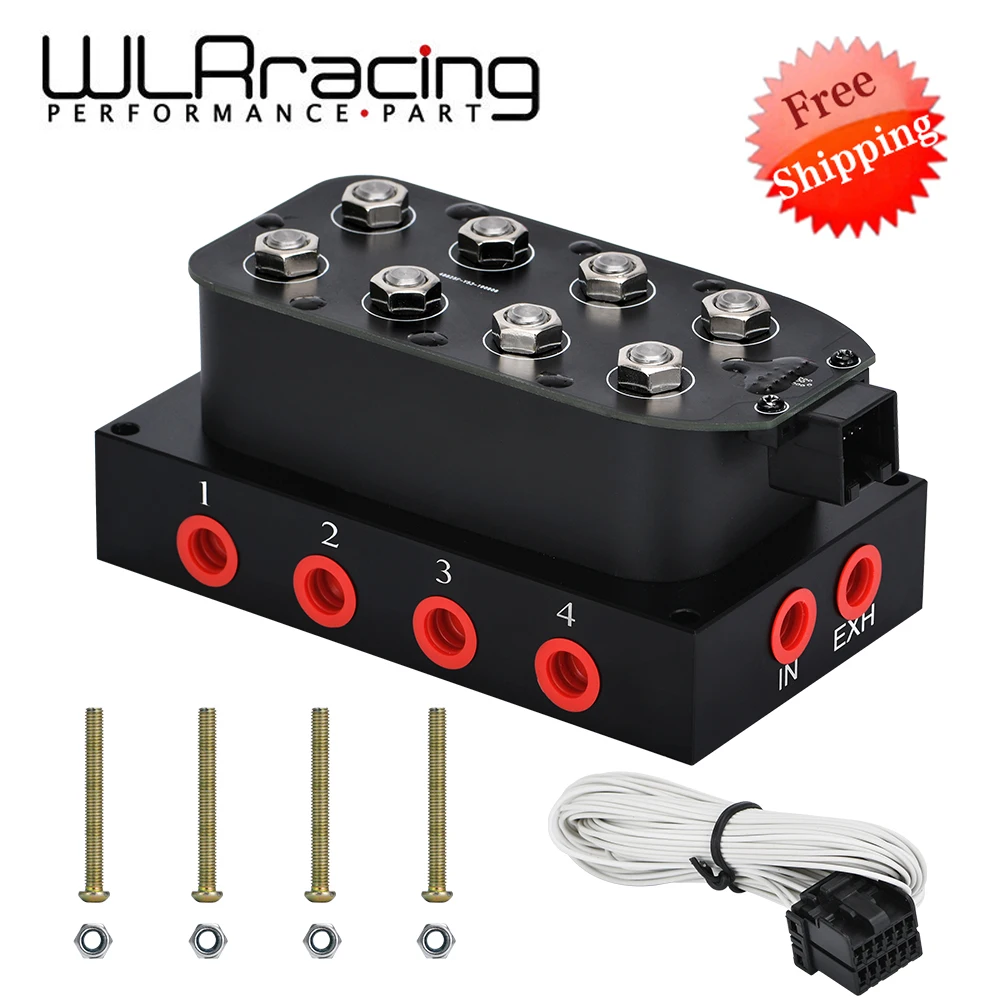 Air Ride Suspension Manifold Valve 1/4 1/8" NPT Fast Air Bag Control